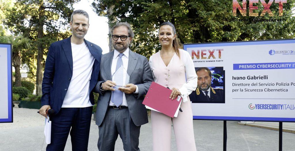 Premio Cybersecurity Italia al dott. Ivano Gabrielli, Direttore del Servizio Polizia Postale e per la Sicurezza Cibernetica