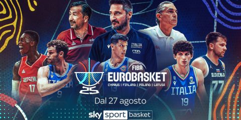 FIBA EuroBasket apre la stagione della pallacanestro su Sky e NOW