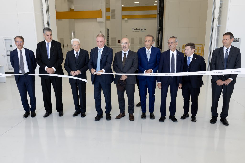 Mattarella-Urso-Cingolani-Space-Smart-Factory-Thales