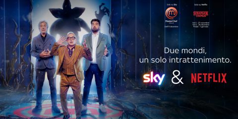 Stranger Things incontra Masterchef, al via la nuova campagna Sky & Netflix