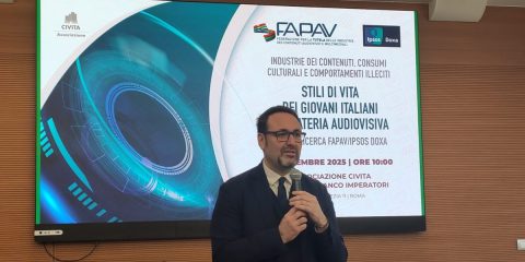 Audiovisivo, più di un ragazzo italiano su due compie atti di pirateria. Lo studio FAPAV/Ipsos Doxa