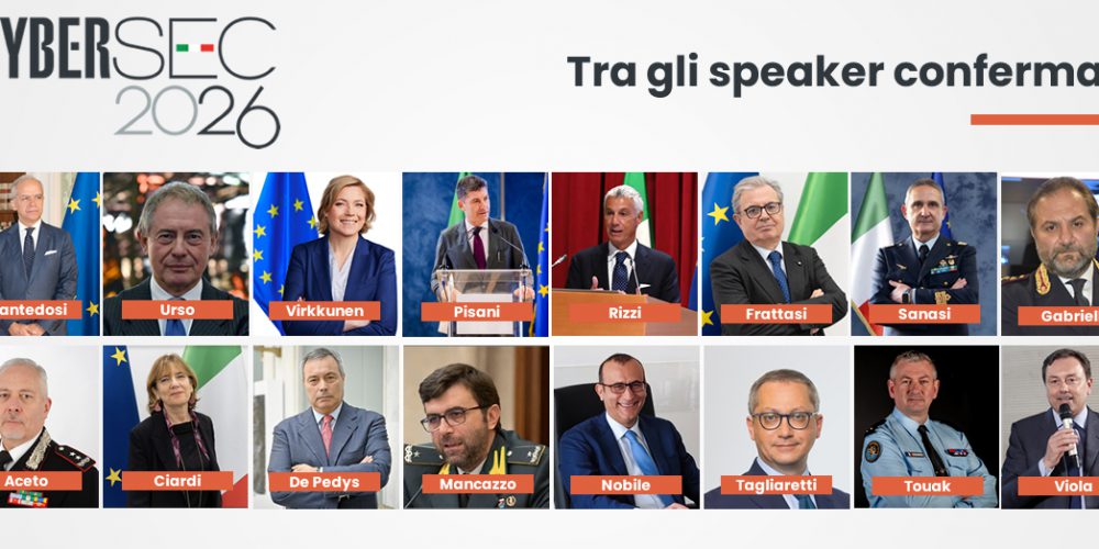 Piantedosi, Urso, il Capo della Polizia e dell’Intelligence tra gli speaker di CyberSEC2026: l’agenda