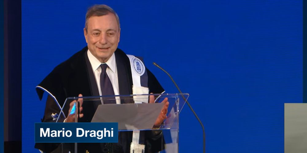 Draghi chiama al “federalismo pragmatico”, o si rischia “subalternità, divisione e deindustrializzazione”