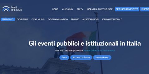 “Take the Date”, online il nuovo portale degli eventi pubblici ed istituzionali