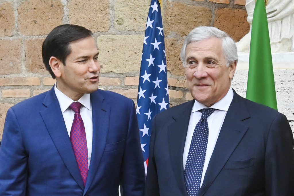 Antonio Tajani e Marco Rubio