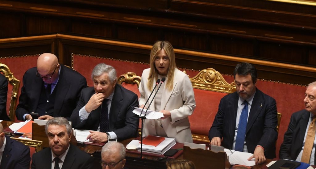 Meloni, Parlamento